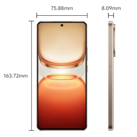 vivo Iqoo z10 turbo pro side view gold2